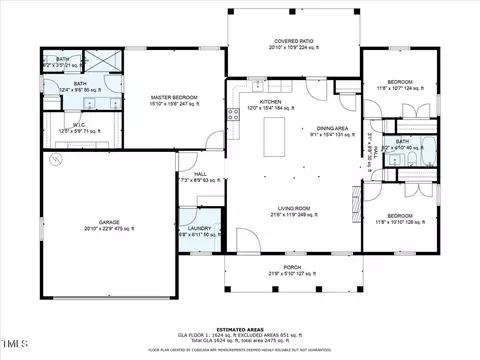 Floorplan - 9246 Otter Ct, Middlesex, NC 27557 photo 1 of 1