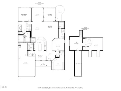 Floorplan - 127 Gadwall Ln, Durham, NC 27703 photo 2 of 2