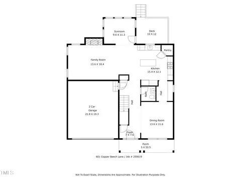 Floorplan - 601 Copper Beech Ln, Wake Forest, NC 27587 photo 2 of 4