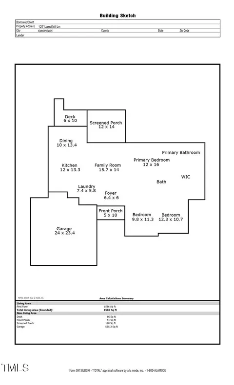 Floorplan - 127 Landfall Ln, Smithfield, NC 27577 photo 1 of 1