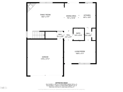 Floorplan - 6888 Bellawood Dr, Trinity, NC 27370 photo 1 of 3
