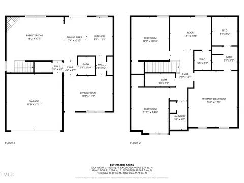 Floorplan - 6888 Bellawood Dr, Trinity, NC 27370 photo 2 of 3