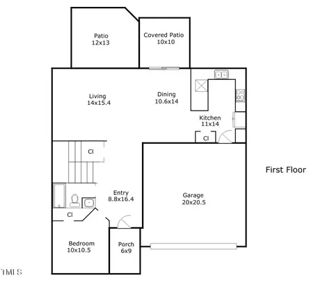 Floorplan - 138 Daneborg Rd, Durham, NC 27703 photo 2 of 4