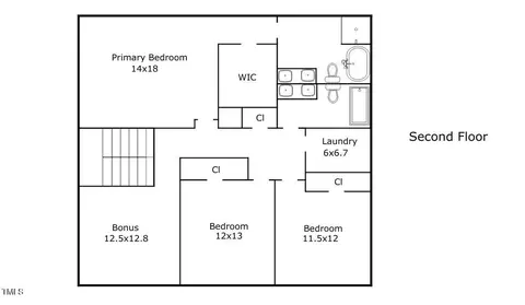 Floorplan - 138 Daneborg Rd, Durham, NC 27703 photo 3 of 4