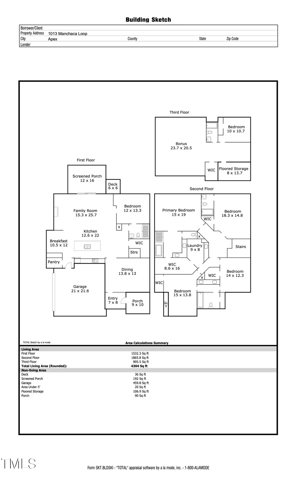 Floorplan - 1013 Manchaca Loop, Apex, NC 27539 photo 1 of 1