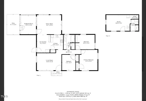 Floorplan - 902 Long Ave, Garner, NC 27529 photo 2 of 5