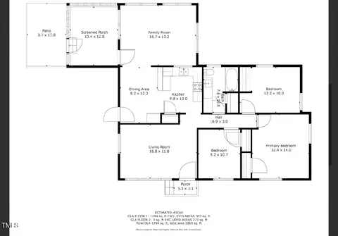 Floorplan - 902 Long Ave, Garner, NC 27529 photo 3 of 5