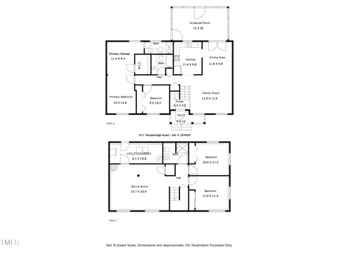Floorplan - 918 Templeridge Rd, Wake Forest, NC 27587 photo 1 of 1