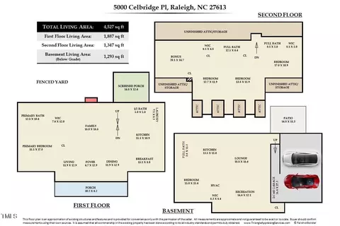 Floorplan - 5000 Celbridge Pl, Raleigh, NC 27613 photo 2 of 2