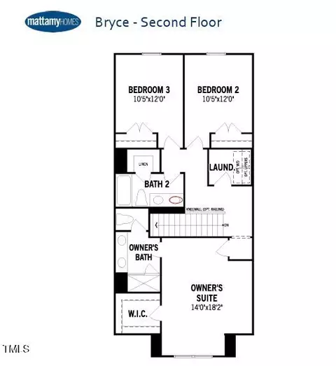 Floorplan - 176 Kobus Ct, Garner, NC 27529 photo 2 of 2