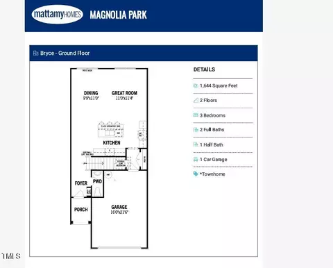 Floorplan - 112 Siebold St, Garner, NC 27529 photo 1 of 2