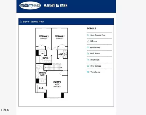 Floorplan - 112 Siebold St, Garner, NC 27529 photo 2 of 2