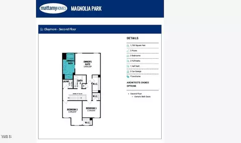 Floorplan - 108 Siebold St, Garner, NC 27529 photo 2 of 2