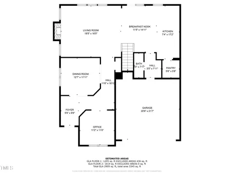 Floorplan - 118 Lockhaven Dr, Garner, NC 27529 photo 3 of 4