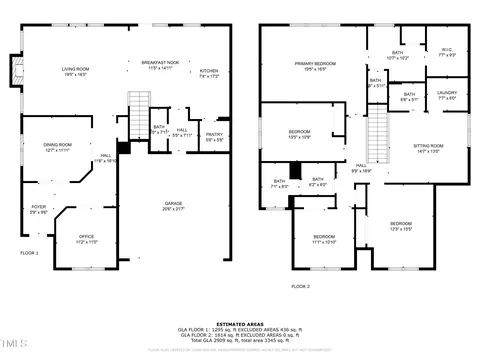 Floorplan - 118 Lockhaven Dr, Garner, NC 27529 photo 1 of 4