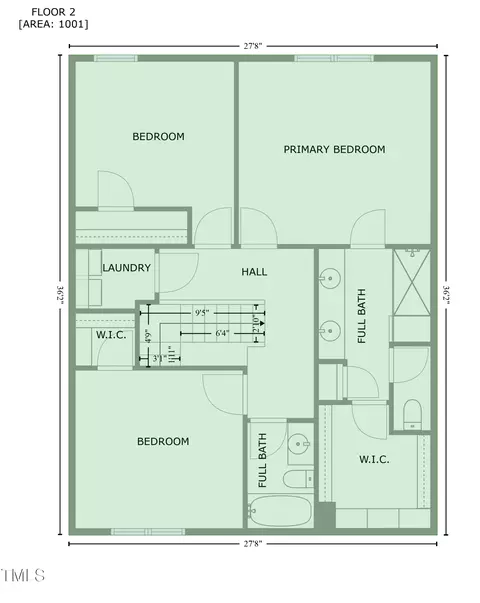 Floorplan - 520 Brier Crossings Loop, Durham, NC 27703 photo 4 of 5