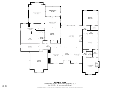 Floorplan - 21 Kimberly Dr, Durham, NC 27707 photo 1 of 1