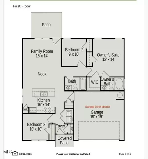 Floorplan - 290 Deodora Ln, Cameron, NC 28326 photo 1 of 1