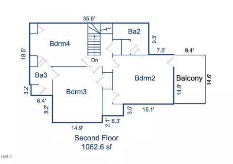 Floorplan - 1024 W Markham Ave, Durham, NC 27701 photo 2 of 6