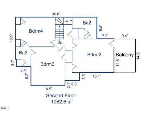 Floorplan - 1024 W Markham Ave, Durham, NC 27701 photo 5 of 6