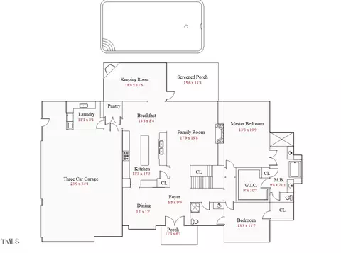 Floorplan - 14013 Wallberman Dr, Wake Forest, NC 27587 photo 1 of 2