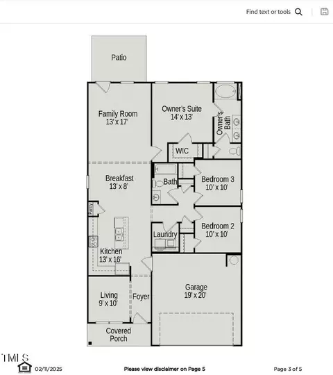 Floorplan - 322 Deodora Ln, Cameron, NC 28326 photo 1 of 1
