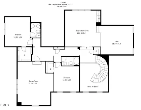 Floorplan - 604 Dappled Pine Ave, Durham, NC 27713 photo 2 of 2