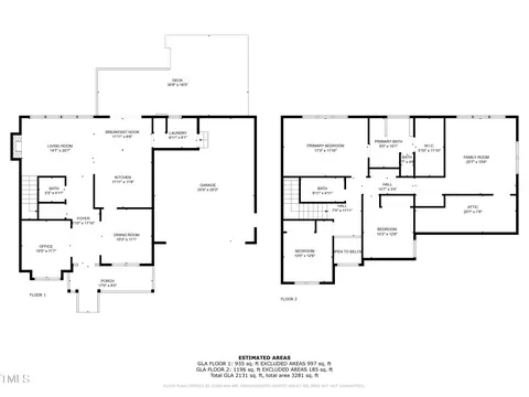 Floorplan - 1204 Benoit Pl, Apex, NC 27502 photo 2 of 2