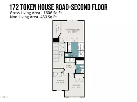 Floorplan - 172 Token House Rd, Durham, NC 27703 photo 2 of 3