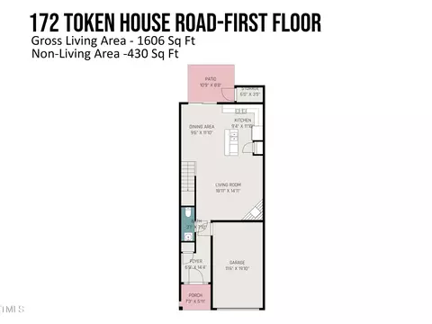 Floorplan - 172 Token House Rd, Durham, NC 27703 photo 3 of 3