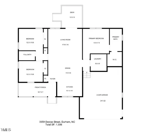 3359 Denise St, Durham, NC 27704