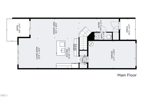 Floorplan - 1310 Compass Dr, Durham, NC 27713 photo 2 of 2