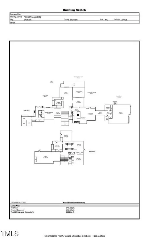 Floorplan - 1604 Pinecrest Rd, Durham, NC 27705 photo 2 of 2