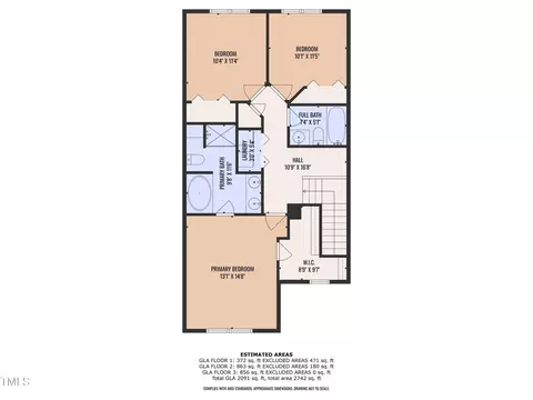 Floorplan - 231 Grindstone Dr, Apex, NC 27502 photo 6 of 6