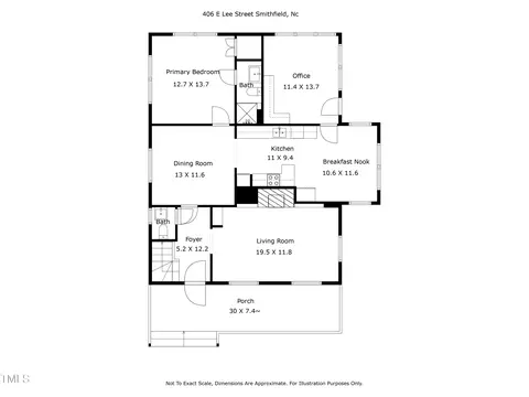 406 E Lee St, Smithfield, NC 27577 photo 2