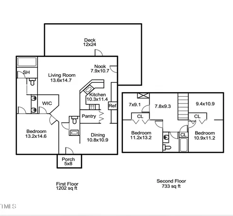Floorplan - 601 Culpepper Ct, Durham, NC 27712 photo 2 of 2