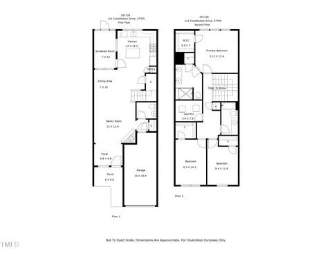 Floorplan - 114 Constitution Dr, Durham, NC 27705 photo 2 of 2