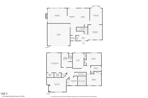 Floorplan - 201 Forbes Rd, Wake Forest, NC 27587 photo 1 of 1