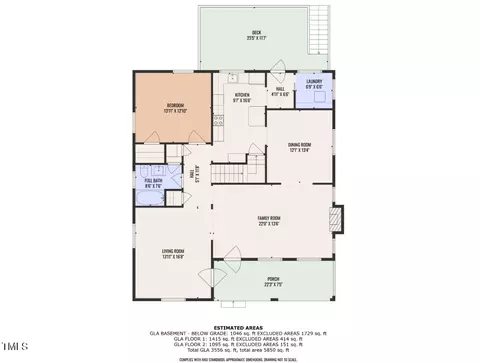 Floorplan - 821 Onslow St, Durham, NC 27705 photo 2 of 4