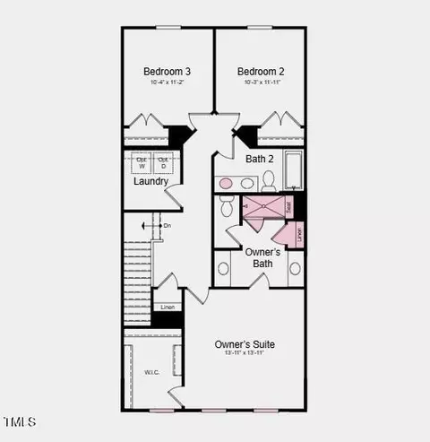 Floorplan - 8732 Wardle Ct, Wake Forest, NC 27587 photo 2 of 2