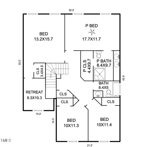 Floorplan - 925 Spring Meadow Dr, Durham, NC 27713 photo 2 of 2
