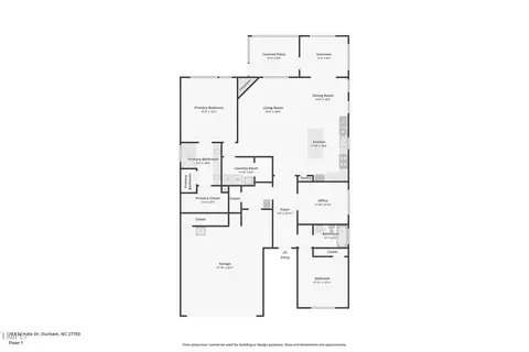 Floorplan - 104 Spindle Dr, Durham, NC 27703 photo 1 of 1