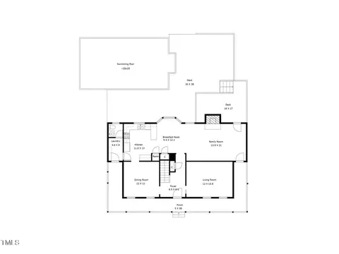 Floorplan - 14 Gloucester Ct, Durham, NC 27713 photo 1 of 2