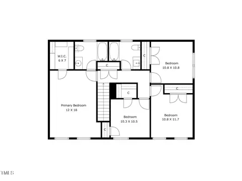 Floorplan - 14 Gloucester Ct, Durham, NC 27713 photo 2 of 2