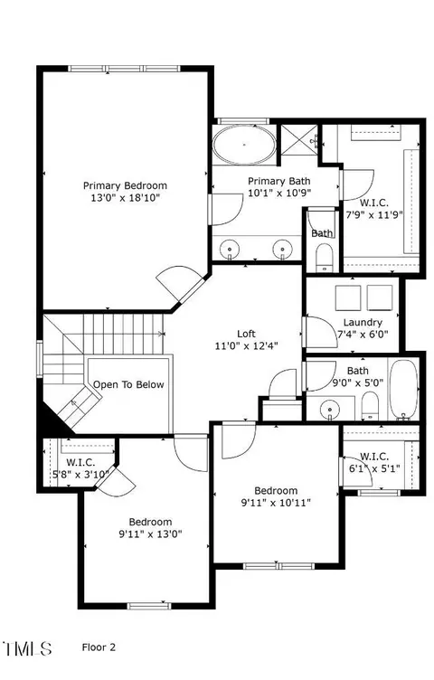 Floorplan - 8013 Morrell Ln, Durham, NC 27713 photo 3 of 3