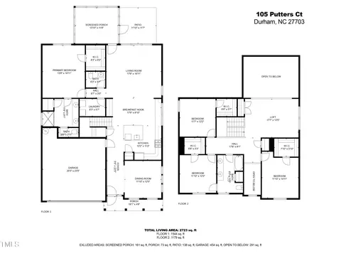 Floorplan - 105 Putters Ct, Durham, NC 27703 photo 1 of 1