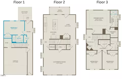 Floorplan - 1517 Tamarisk Ln, Durham, NC 27703 photo 1 of 1