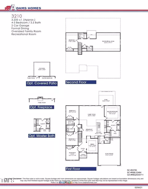 Floorplan - 39 Braddock Ct, Garner, NC 27529 photo 2 of 2