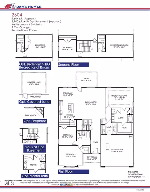 Floorplan - 56 Braddock Ct, Garner, NC 27529 photo 1 of 3