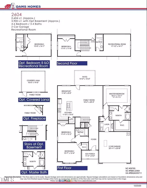 Floorplan - 56 Braddock Ct, Garner, NC 27529 photo 3 of 3